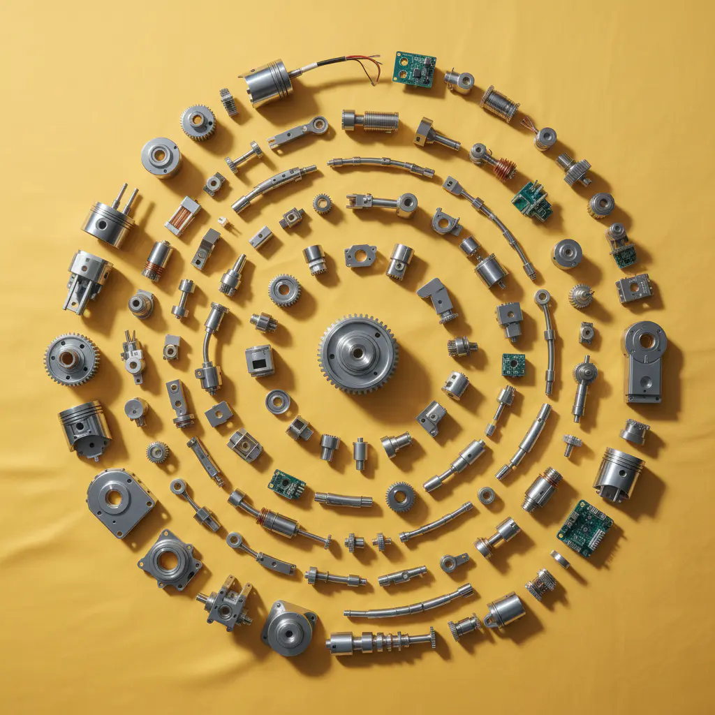 Organized mechanical parts
