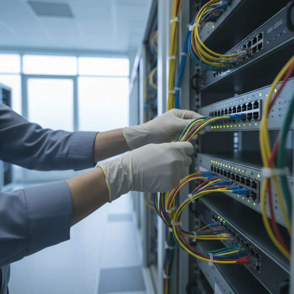 Plugging in wires safely